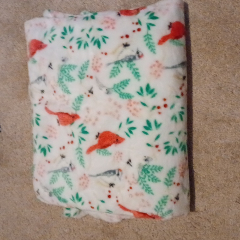 Cardinal throw blanket